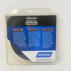 Norton 06141 6 In Disc Backup Pad Medium Density Stick Sand Face Mounting New