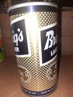 Breuniq s Lager Beer Empty B o 12 Ounce Pull Tab Straight Steel Beer Can