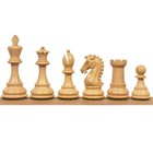 3 9  Craftsman Staunton Chess Pieces Only Set -weighted Ebonised Boxwood