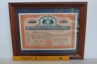 Vintage 1951 Pennsylvania Railroad Co  Prr  50 Share Framed Stock Certificate