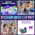 Funewest Slime Kit For Kids  Mini Galaxy Ball Galaxy  - Purple 