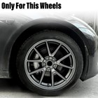 Wheel Covers For Model 3 18 Inch 4pcs Abs Matte Black Hubcaps