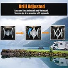 Heavy Duty Camper Wheel Chock Stabilizer 2 Sets Quick Install X Shaped Chocks Us