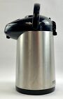 Illy Airpot Warmer Pump Top Dispenser Insulated Stainless Steel 2 2l