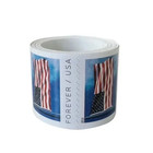 Usps 2025 Flag Forever Roll 100 Stamps Apu Self-adhesive Coil Mnh