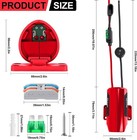 Power Wheel Adapter For Milwaukee M12 Battery  12v Conversion Kit With Switch Fu