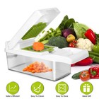 12 In 1 Vegetable Chopper With Container Kitchen Food Slicer Dicer Grater Peeler