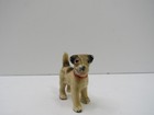 Vtg Hubley    1 25  Tall Terrier Dog Figurine Cast Iron Fair Cond Collectible