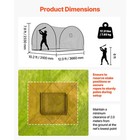 Uimoso Baseball Batting Cage 12 22 2 33 40 Ft For Indoor And Outdoor Use