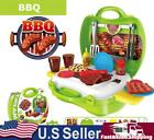 Pretend Play  Toddler Children Food Cooking Kitchen Set Toys Bbq Grill For Kid E
