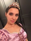 Girls Princess Tangled Rapunzel Crystal Rhinestone Cosplay Tiara Headband Crown