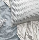 Hudson Park Faded Geo Euro Pillow Sham Slate  155 Mrp