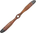 Deco 79 Traditional Wooden Airplane Propeller Decor  5  H X 48  L  Polished