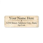 60 Return Address Labels Personalized Printed 3 4 X 2 1 4 Custom Parchment