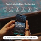 Oura Ring 4 Smart Ring Size 8 Silver Titanium   Jz90-54217-08   Excellent