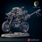 3d Printed Wasteland Biker Orks By Meshbrain Labs