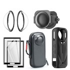 Camera Accessory Kit For Insta 360 X5 Protection With Carry Case   Lens New