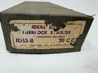 Vintage Ideal Super Luerlock Veterinary Cattle Large Animal Syringe Id53-b 20cc
