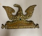Vintage 1850s Valentine   Butler Safe Plaque Phoenix Rising From The Ashes
