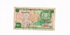 Singapore 5 Dollars 1967  P2a   without  Red Seal   Three 1 Dollar  Notes