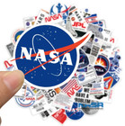 24 Nasa Mission Vinyl Decals Shuttle Apollo Mars   More  Fun Space Sticker Swag 