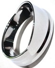 Digital Clock Bezel Cover For Kenworth With Thick Visor Chrome Plastic Gg 68660