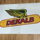 Original Dekalb Asgrow Double Sided Seed Corn Advertising Metal Sign 24    X 16  2