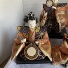 Vntg Japanese Hina Ningyo Musician Dolls   Lot Of 5   Each 5 In High