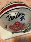 Jeremiah Smith Signed Mini Helmet Auto Coa 2024 National Champions Ohio State