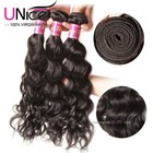 Unice Brazilian Natural Wave Human Hair Extensions 4 Bundles Virgin Hair Weaves