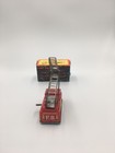 Vintage Tin Lithograph Wind Up Fire Truck Extending Ladder Japan Model Works