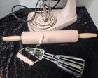 Pink Lot - Vintage 1950 s Sunbeam Mixmaster 12 Speed Stand Mixer Works   More