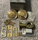 Period Brass 7851-03 Single Cylinder Deadbolt Turn Lock Polished Brass Nos