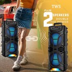 6800w Portable Bluetooth Speaker Dual Sub Woofer Heavy Bass Sound System Party