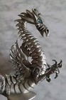 Rare 2001 Dragon Pewter Figurine Rawcliffe Us Prism Green Eyes 4 5   1141065  q 