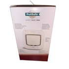 Petsafe Microchip Cat Flap Ppa19-16145 White Electronic Pet Door 4-way Lock New
