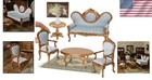Intricately Crafted Doll House Furniture  8 Piece Set   - -