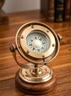 Antique Nautical Gimbal Compass Vintage Ship Binnacle Gimballed Gift