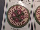 Lot Of 2 Suffragette Votes For Women Pocket Mirrors Wspu Feminist Replica Gift