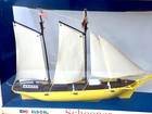 Vintage Plastic 1964 Eldon Schooner Large Plastic Boat Ship Sealed In Box
