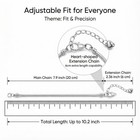 30 Pcs Snake Charm Bracelet Chain  Adjustable Charm Bracelet