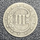 1851-o Three Cent Silver 3cs Rare Key Date Problem Free New Orleans