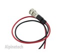 Pl8b-g Ati 8mm 12v Green Led Metal Indicator Pilot Dash Light Lamp Wire Leads