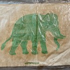 Island Imports Vintage Thai Elephant Temple Rubbing Art Print Sealed 21x12