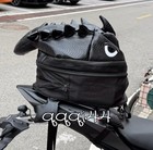 Led Luminous Motorcycle Helmet Bag Black Lizard Backpack Riding Back Seat Bags