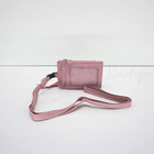 Kipling Leroy Unisex Lanyard Id Card Case Polyamide Ac8245 Flouncy Pink  39 Nwt