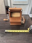 Alessi Twergi  Hand Cheese Grater W  Drawer  Pear Wood   