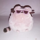 Pusheen Cat Plush Stuffed Animal Gund Gray Sunglasses Kids Toys Pretend Play