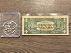 1957 One Dollar Blue Seal Note Silver Certificate Old Us Bill  1 W  1 Oz Silver