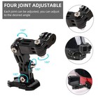 Motorcycle Helmet Mount For Gopro Hero 10 9 8 7 6 5 4 3 Yi Osmo Action Sports